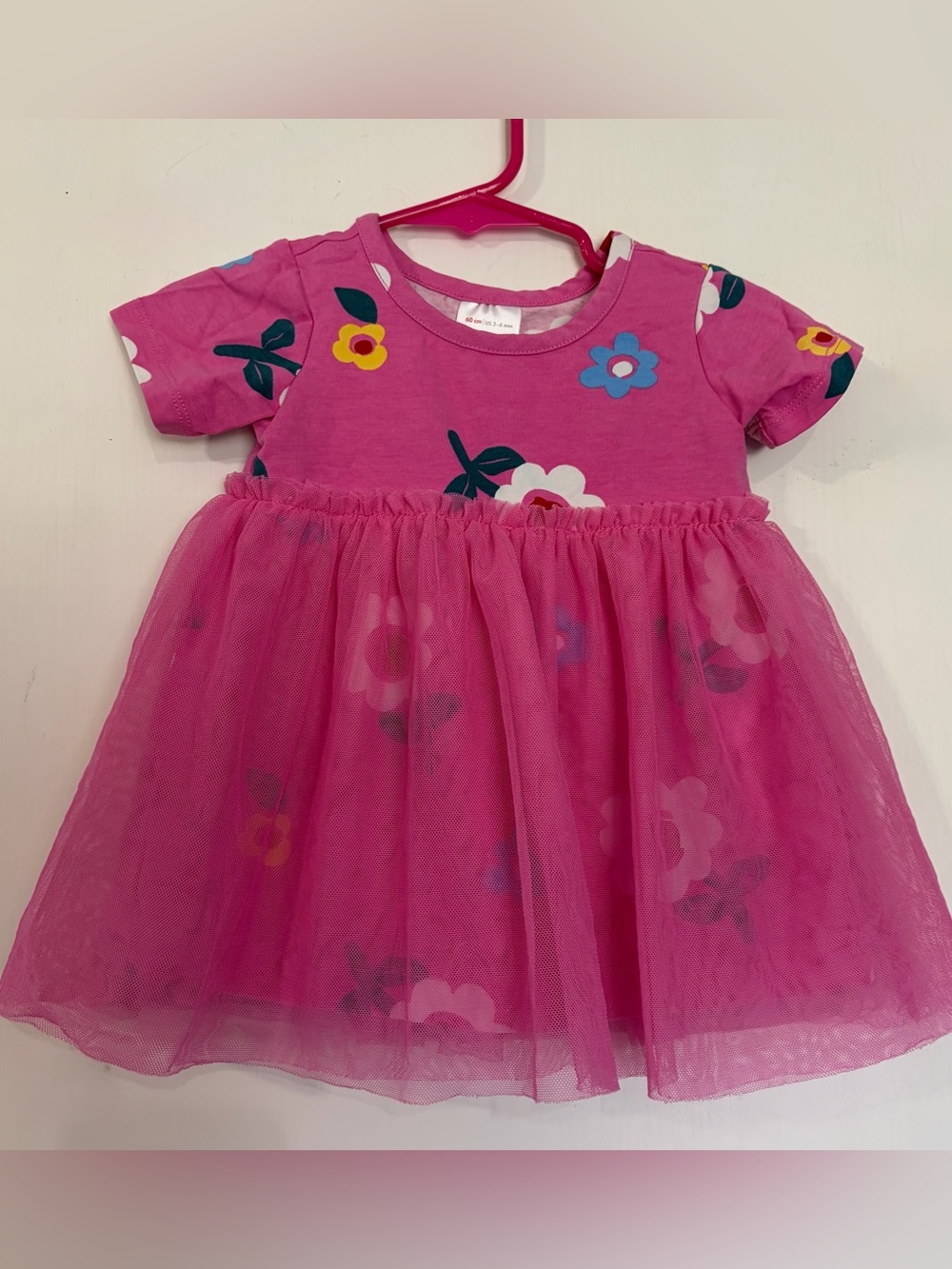 Hanna Andersson Baby Girl Floral Tutu Dress — 3–6M 🌸🎀